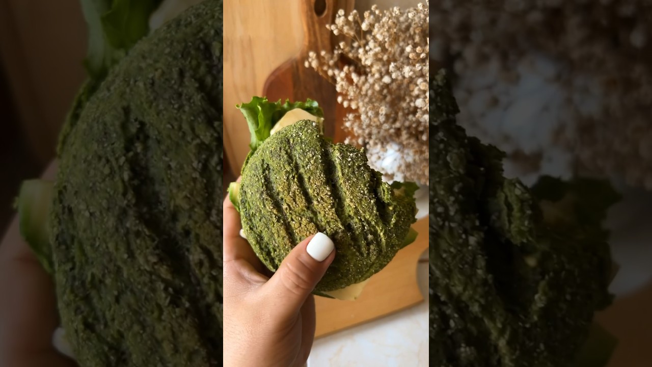 PAN DE ESPINACA Y AVENA / saludable y nutritivo 😋 #pandeavena #espinaca #recetas #viral #viralvideo