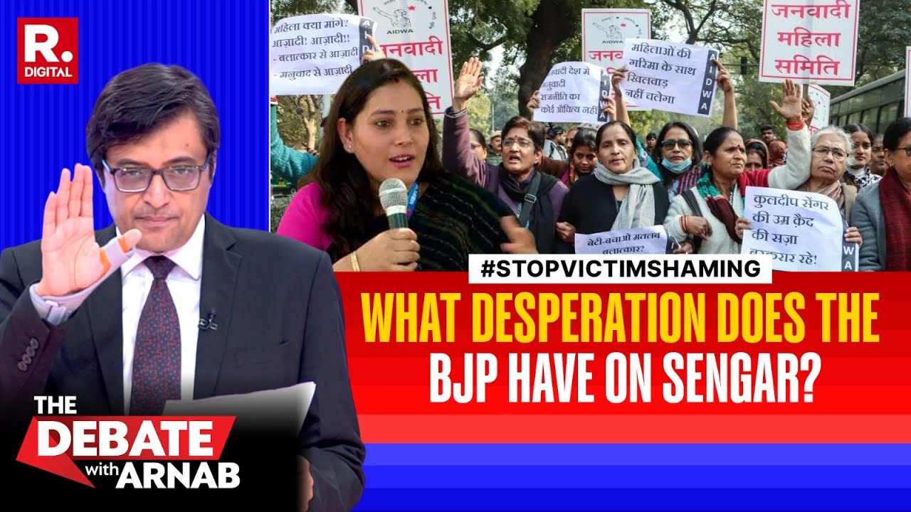 Shubhrastha Tears Into Politicians Standing With Rape Convict On Arnab's Debate