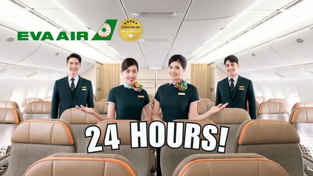 EVA AIR BUSINESS CLASS Review: 24 HOURS of Luxury Travel!