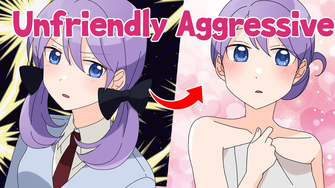 【Manga】 A Lonely And Unfriendly Beautiful Suddenly Changed into A Aggressive Girl！【Manga dub】