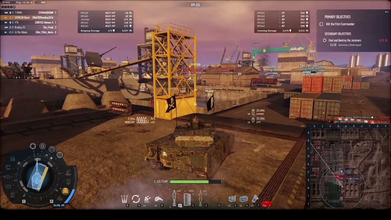 Armored Warfare - Tier 9 CV90120 Ghost LT on Desert Fox.