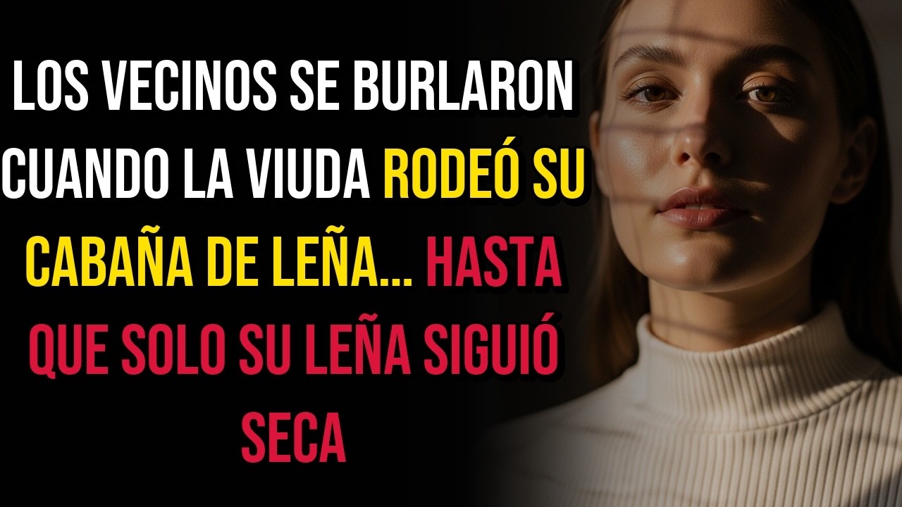 Los vecinos se burlaron cuando la viuda rodeó su cabaña de leña… hasta que solo su leña siguió seca