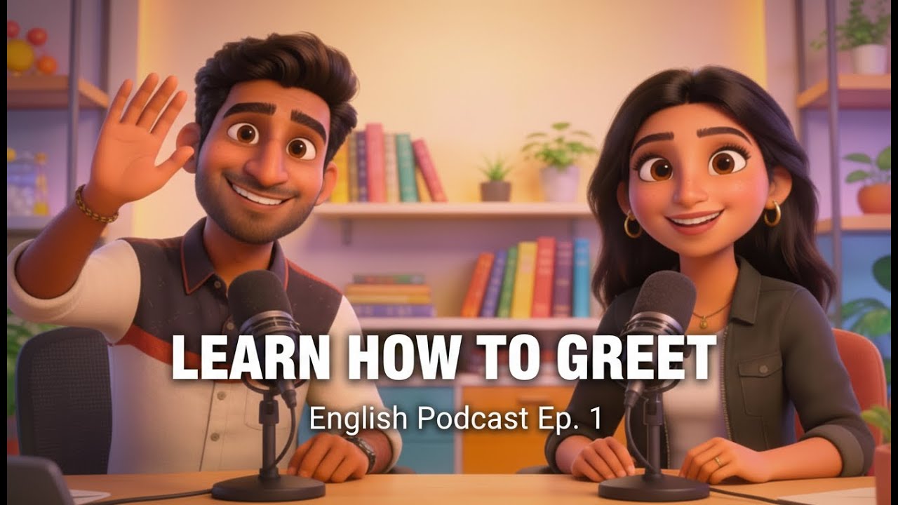 Learn English Greetings & Self Introduction | Spoken English Podcast for Beginners