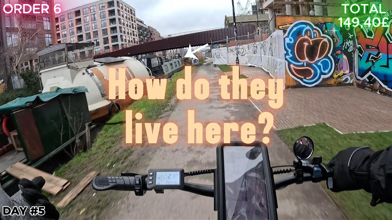 Would You Live on a Boat in London? | Delivery Shift Thoughts