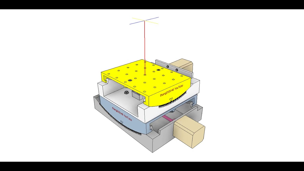 Motorized goniometric stage