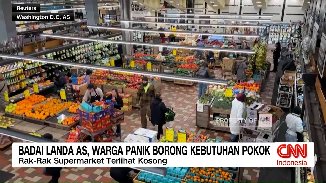 Badai Musim Dingin Landa AS, Warga Panik Borong Sembako