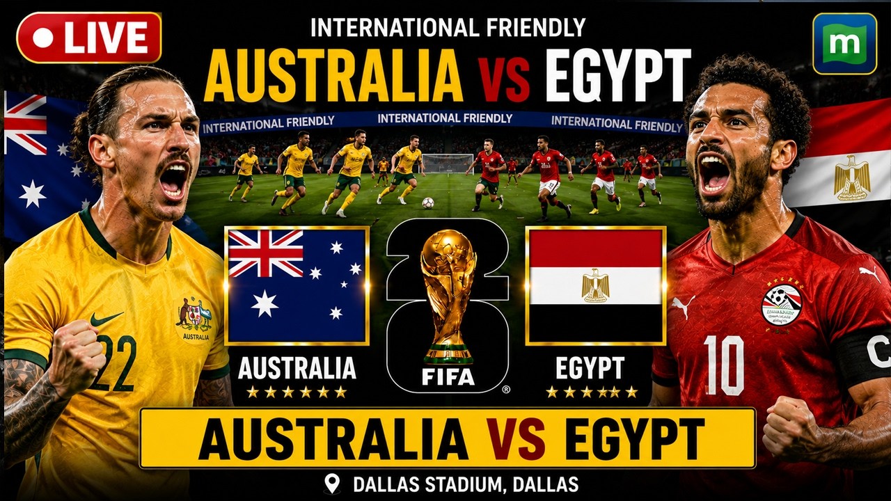 🔴 Australia vs Egypt LIVE  Today:| FIFA World Cup 2026 Round of 32 | Full Match Watchalong