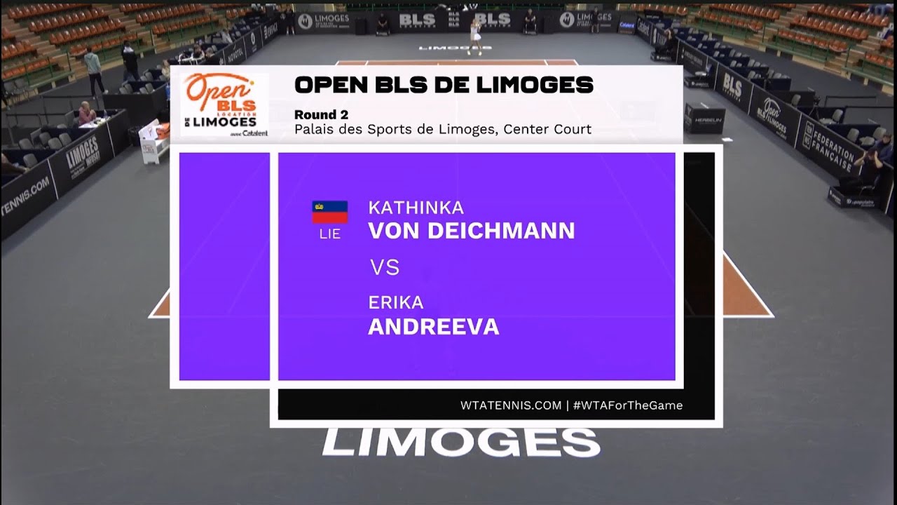 Kathinka Von Deichmann LIE vs Erika Andreeva   - HighLights