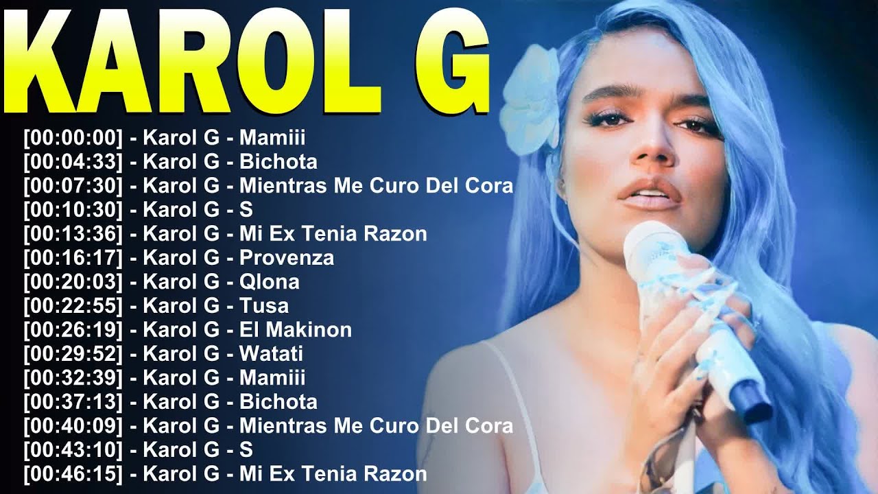 Karol G 💃 Las Más Escuchadas 2025 ✨ Canciones con Ritmo, Actitud y Estilo Inconfundible