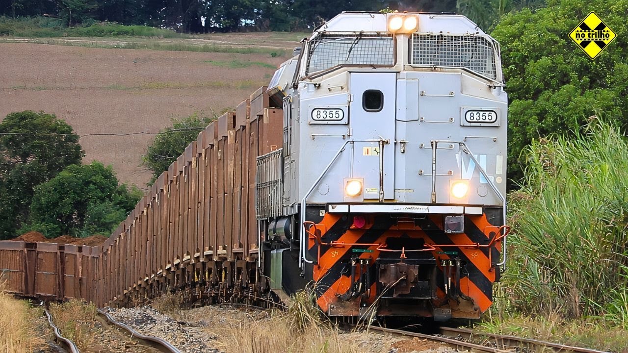 Trens no Corredor Centro-Leste da VLi em Minas Gerais