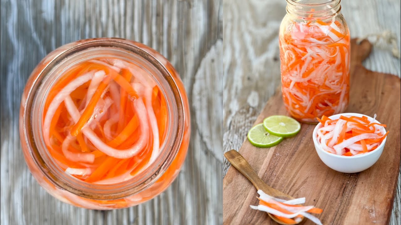 Pickled Carrots and Daikon