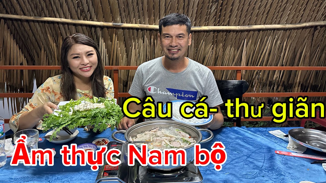 Bình Chánh - nhà hàng Hương Quê ẩm thực - câu cá giải trí tại xã Phong Phú - quốc lộ 50