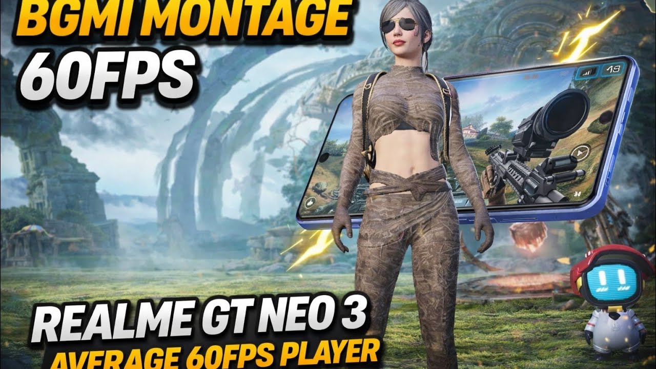 BGMI Montage | Realme GT Neo 3 Smooth Gameplay 60FPS