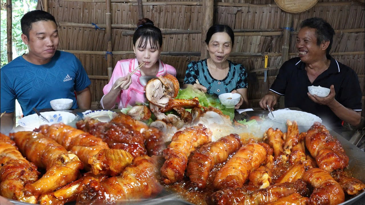 Gà Cuộn Chiên Nước Mắm (fried chicken)  - Ẩm Thực Đồng Quê Đậm Đà Nét Quê | KBMQ