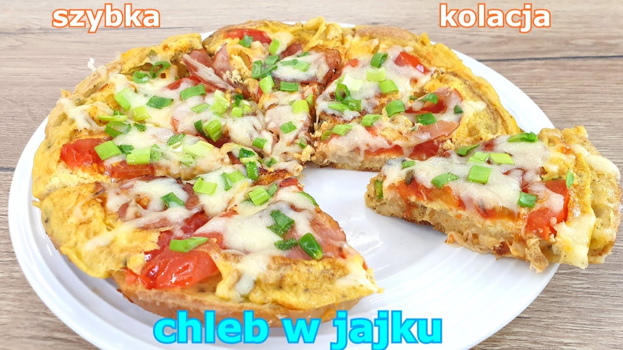 У вас остался хлеб? Рекомендую вкусный яичный хлеб а ля пицца 👌 быстрый ужин или завтрак 👍