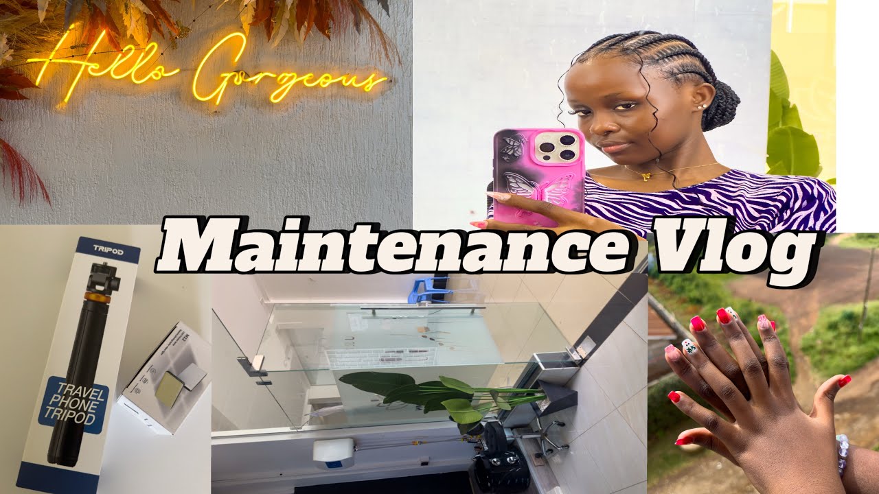 MAINTENANCE VLOG 🥰||Hair,Lashes,Nails 🙃😇|| NEW EQUIPMENT