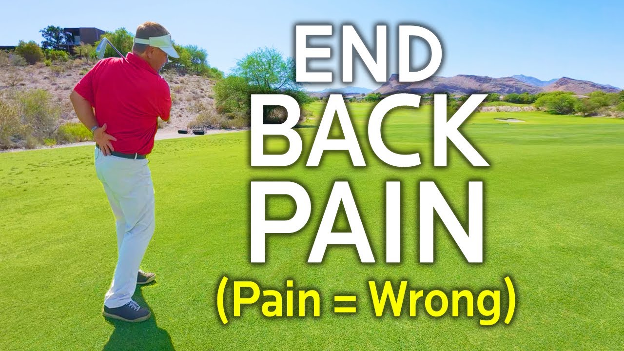 Easy Fix For Back Pain! (Learn A Pain-Free Golf Swing)