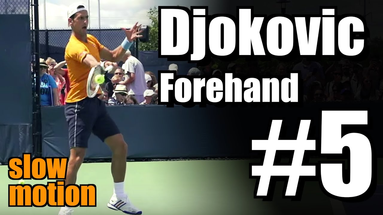 Novak Djokovic in Super Slow Motion | Forehand #5 | Western & Southern Open 2014