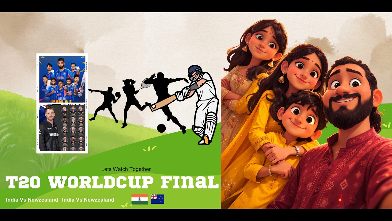 Lets Watch India Vs New Zealand T20 Worldcup Final Together