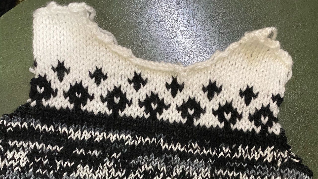 كنزة لطفل جاكار Baby jacquard pullover