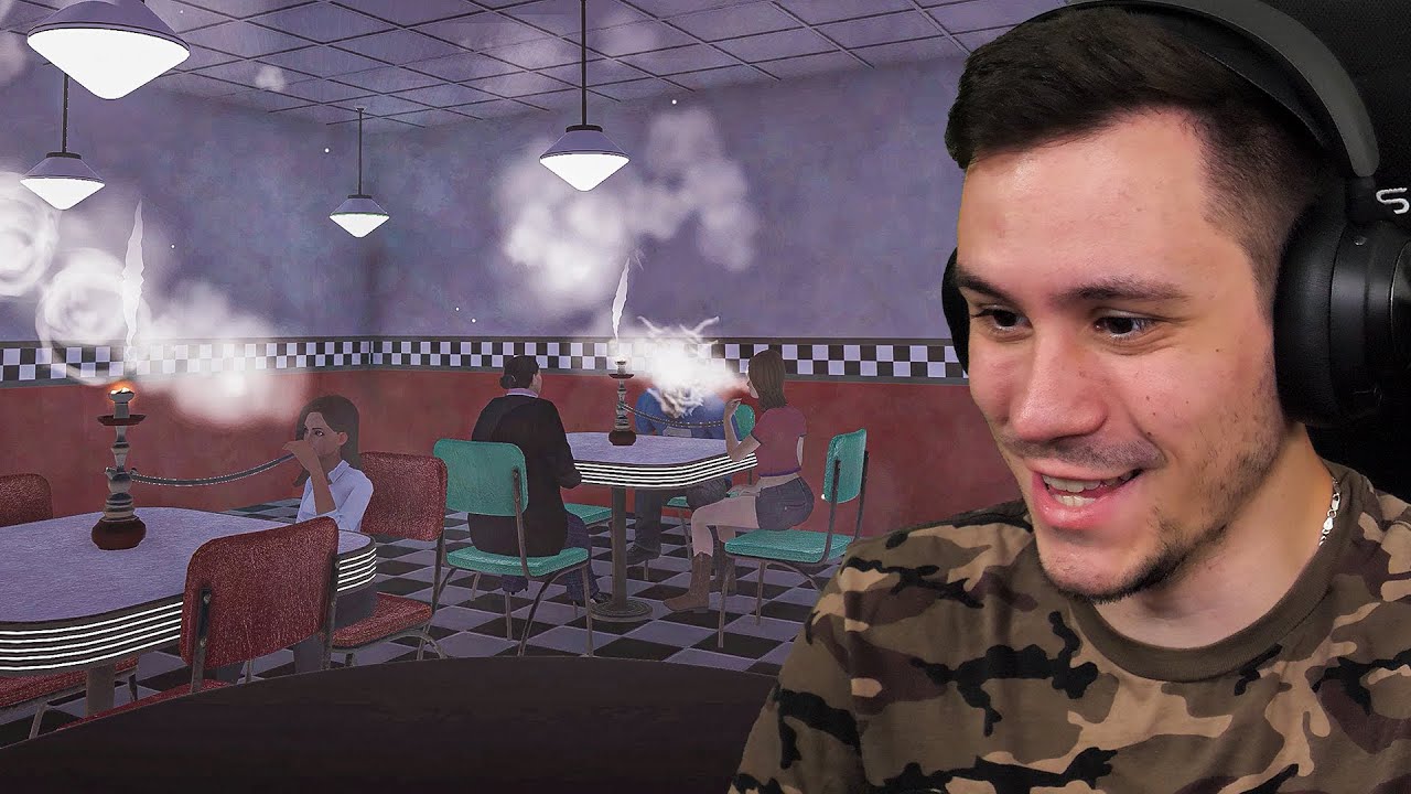 BEDURRANTJUK A HELYET! ☕ Hookah Cafe Simulator #1
