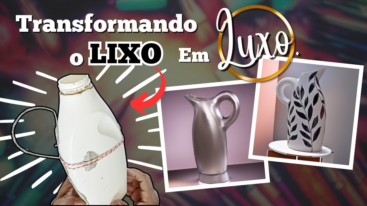 Como o LIXO vira LUXO? Utilizando garrafa de amaciante. Veja essa transformação! Como fazer | DIY