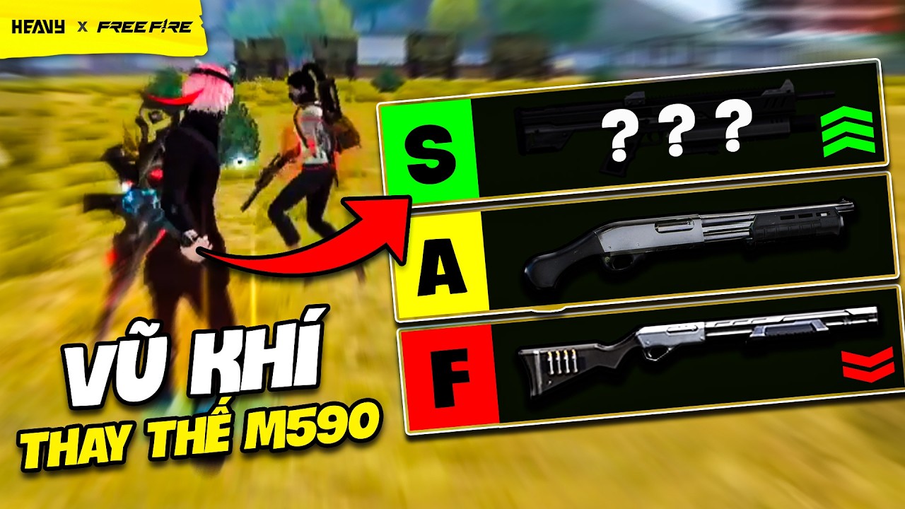 FREE FIRE: SIÊU VŨ KHÍ CÓ THỂ THAY THẾ M590 TRONG OB52