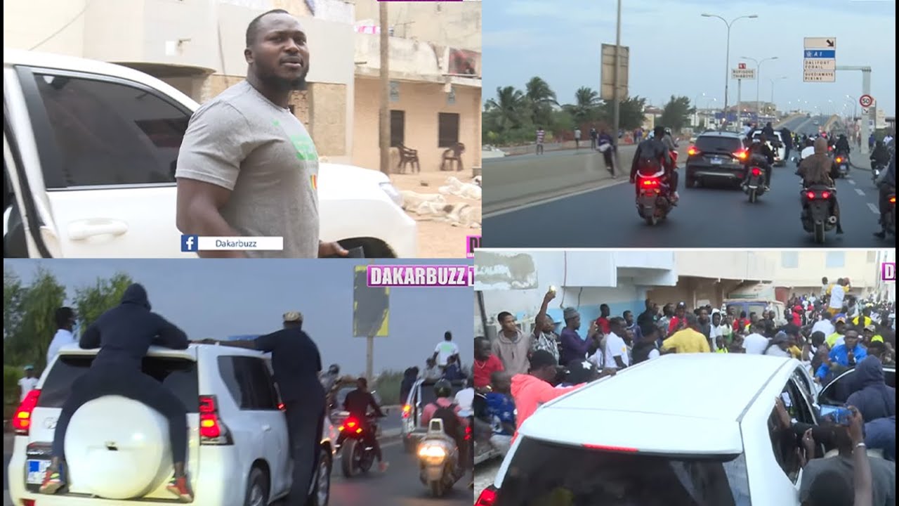Face à Face contre Ama Baldé: Revivez le départ de Modou Lo, Le convoi attaqué, sa voiture caillassé