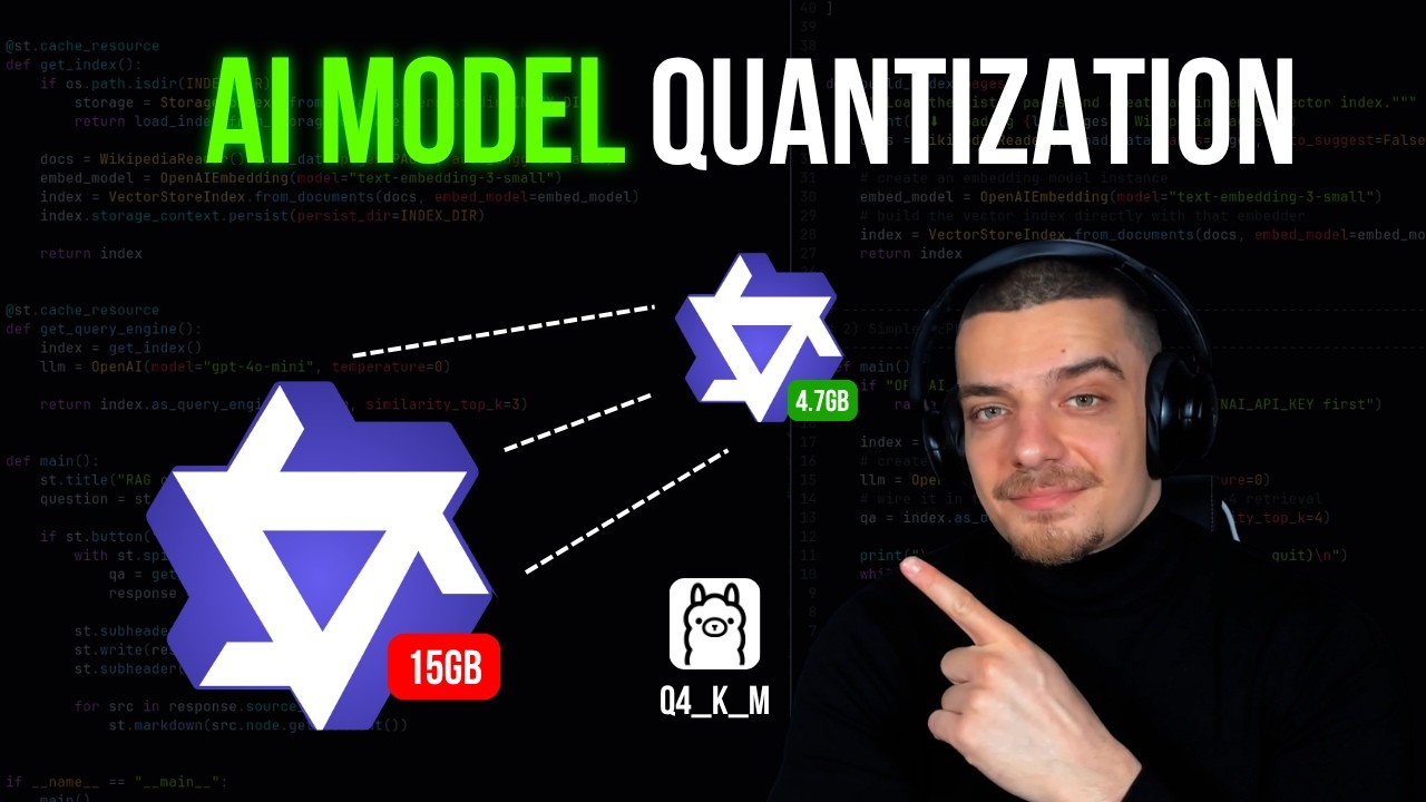 From 15GB to 4.7GB: Quantizing AI Models Locally