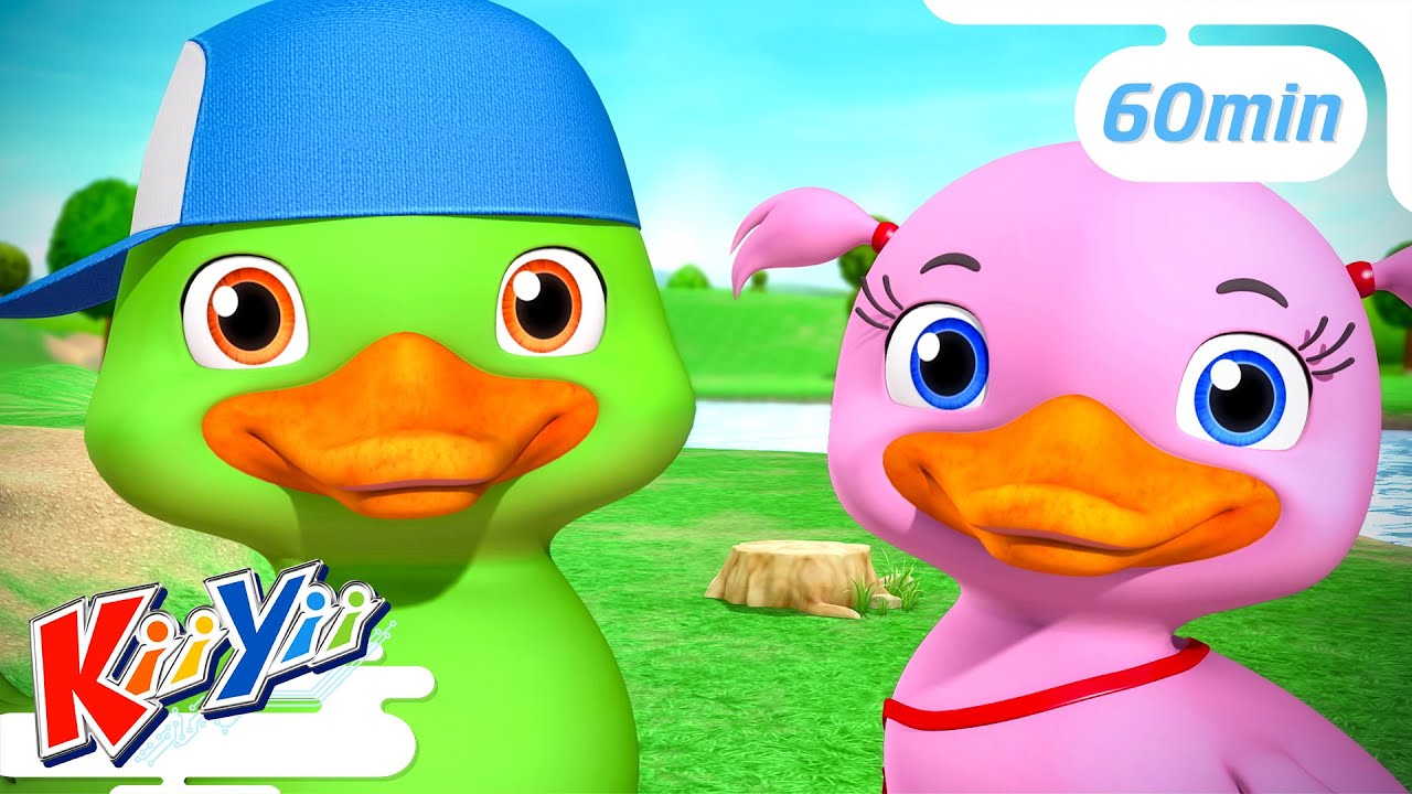 6 Little Ducks 🦆 + More | Best of KiiYii Songs | ABC and 123 | Nursery Rhymes & Kids Songs