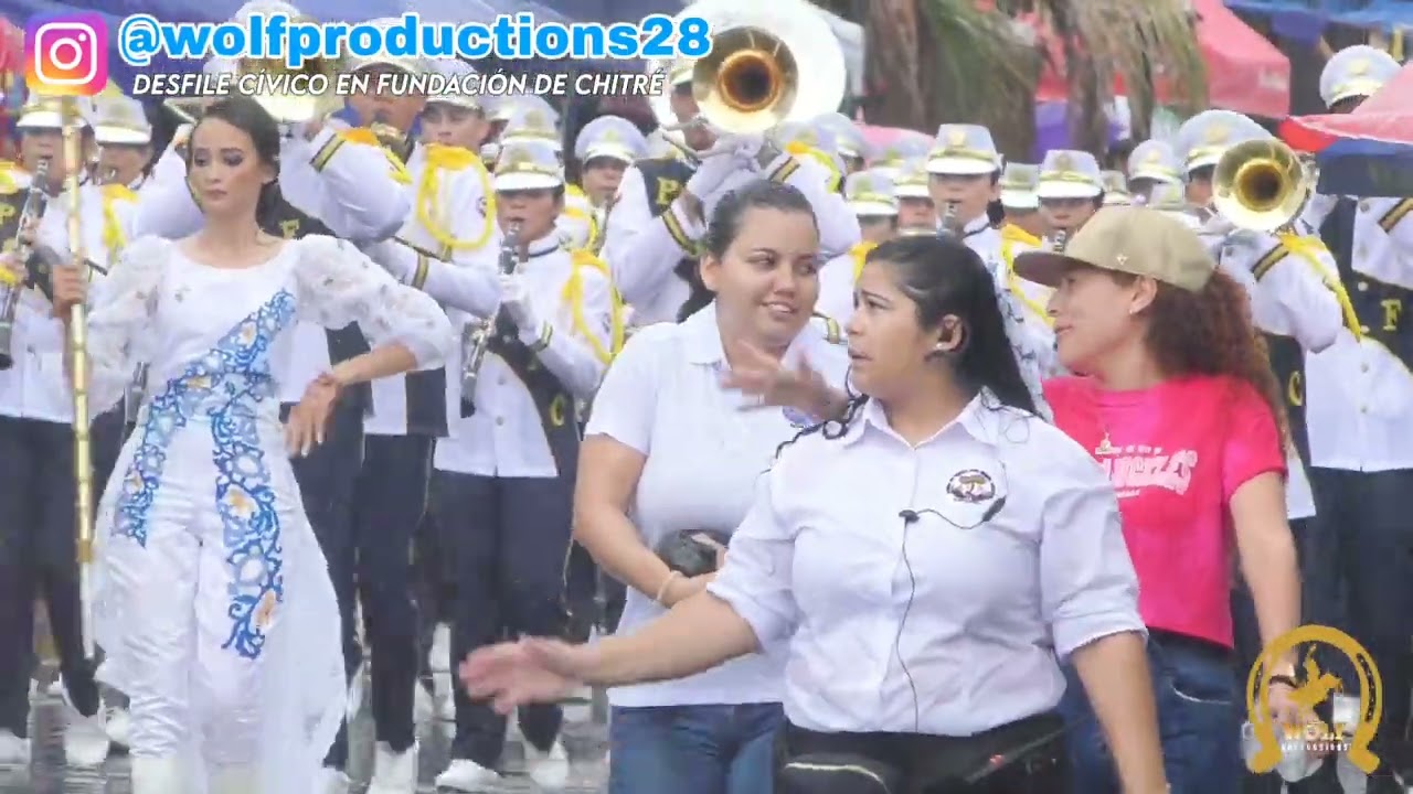 BAMUSMA Colegio Padre Segundo Familiar Cano en Desfile de Fundación de Chitré 2024