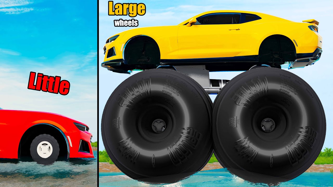 Large vs Little Wheels #35 - Beamng drive