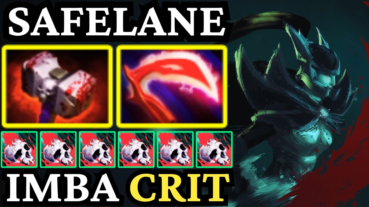 🔥 Safelane Phantom Assassin Is BROKEN! 100% One-Shot Critical Stomp 🔥 Dota 2 Gameplay