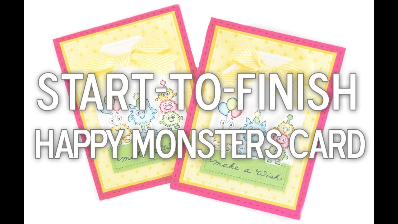 {Video Hop} Happy Monsters by Pretty Pink Posh