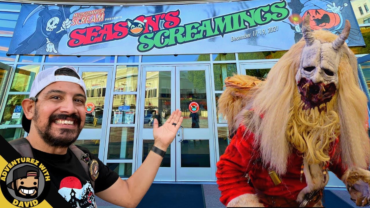 MIDSUMMER SCREAM SEASONS SCREAMINGS 2021 | Cosplay, Spooky Vendors, Krampus, Haunted Houses