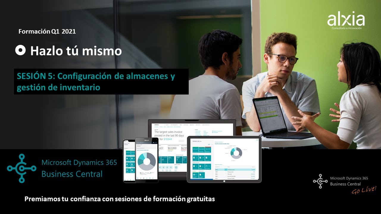 5/7 Curso Microsoft Dynamics 365 Business Central:Configuración de almacenes y gestión de inventario