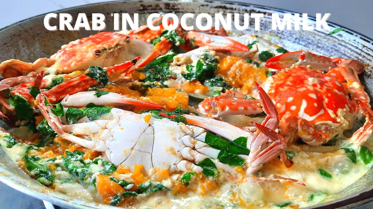 GINATAANG ALIMASAG | CRAB IN COCONUT MILK WITH MORINGA | MALUNGGAY LEAVES
