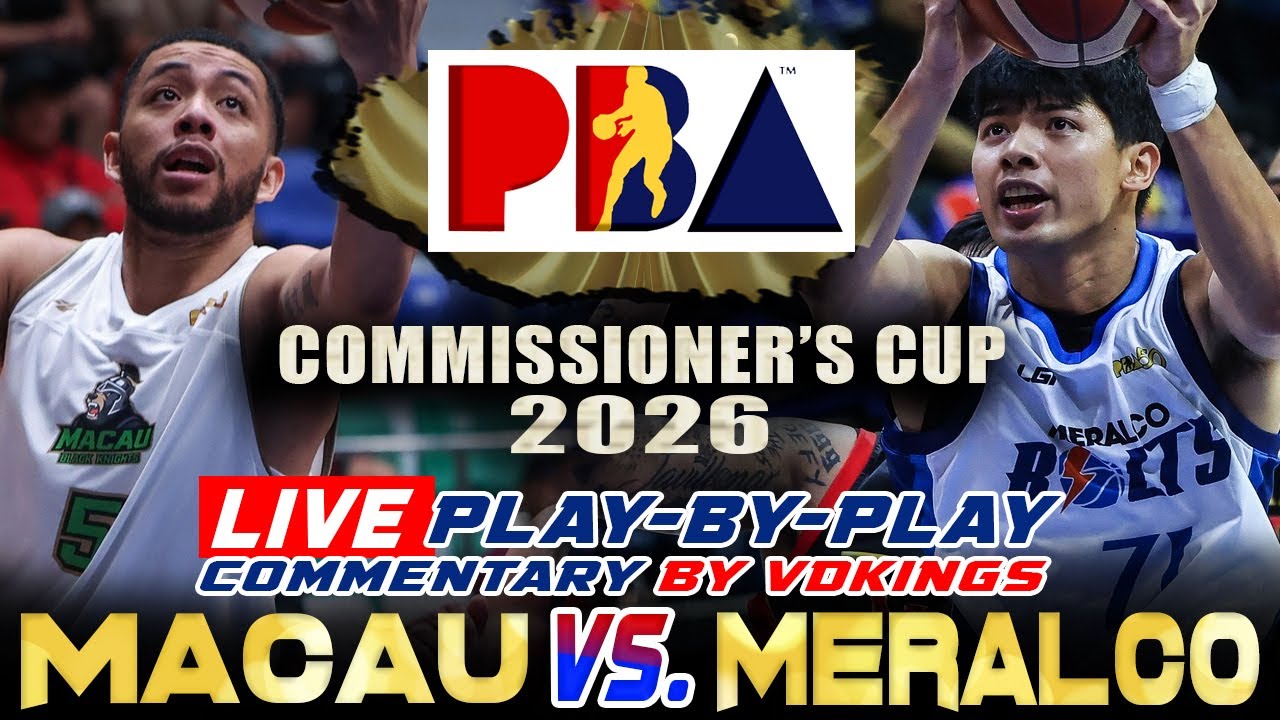 🔴PBA LIVE |Meralco vs Macau Commentary & Play-by-play