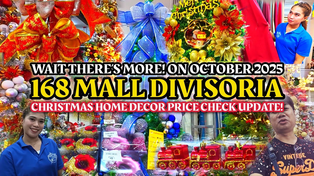 168 DIVISORIA MALL BUDGET Christmas Home Decoration Price Check Update October 2025