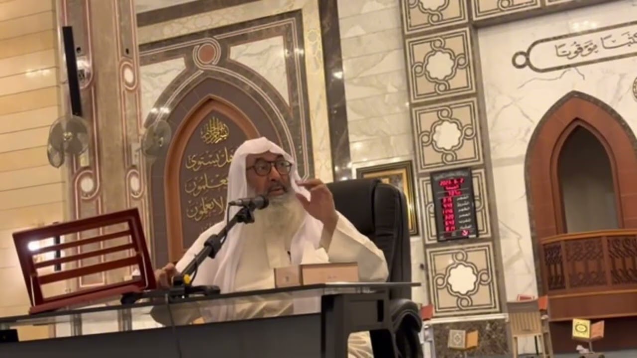 خاطرة الشيخ حاي الحاي رحمه الله - مسجد مبارك الصباح الكويت غرب مشرف - مبارك عبدالله الجابر 