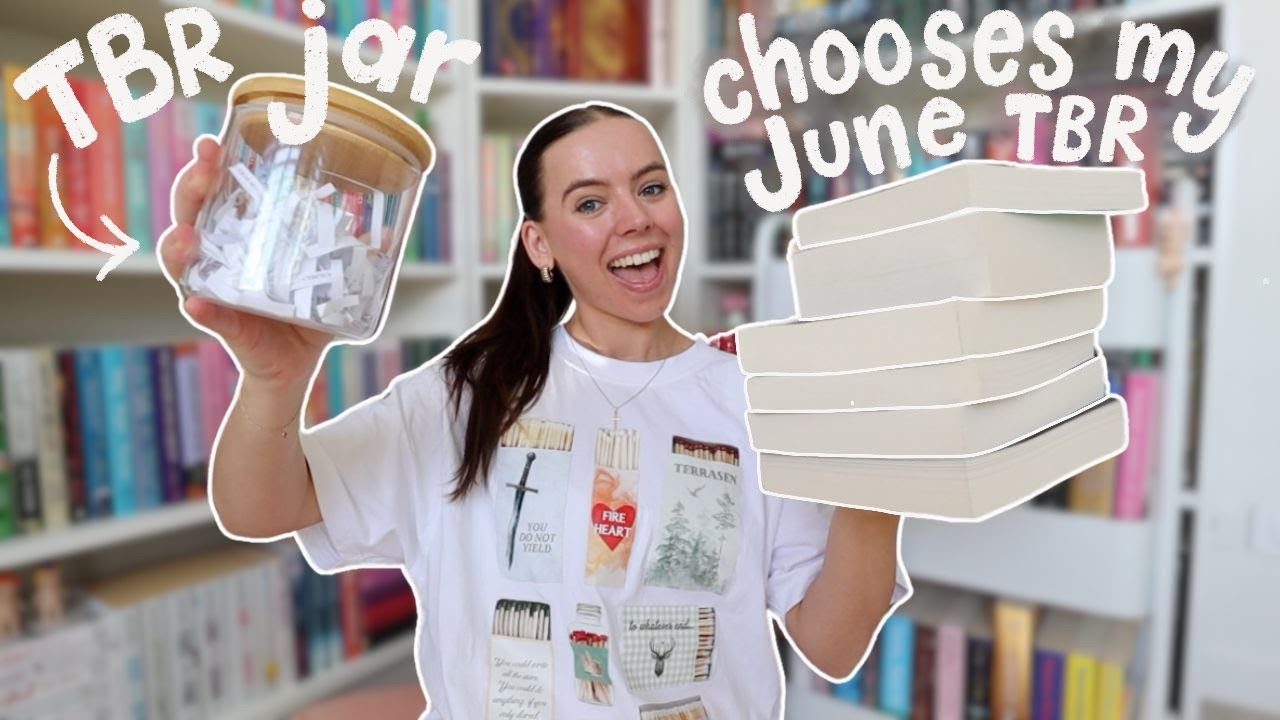 TBR prompt jar chooses my reads for June!! 📖🫙 *June TBR*