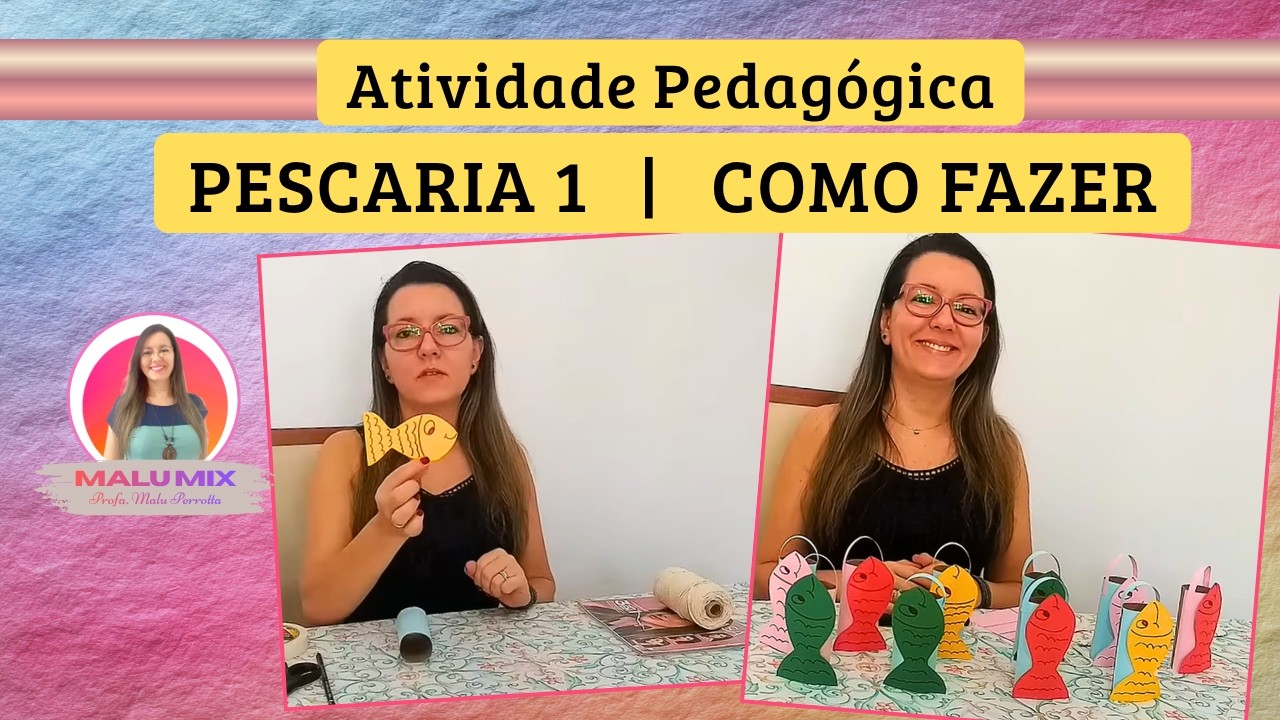 Pescaria #1 - Como fazer pescaria - Confecção com material reciclável #pescaria #festajunina #filhos