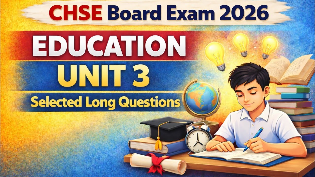 Important Long Question Education Unit 3 (+2arts second year)