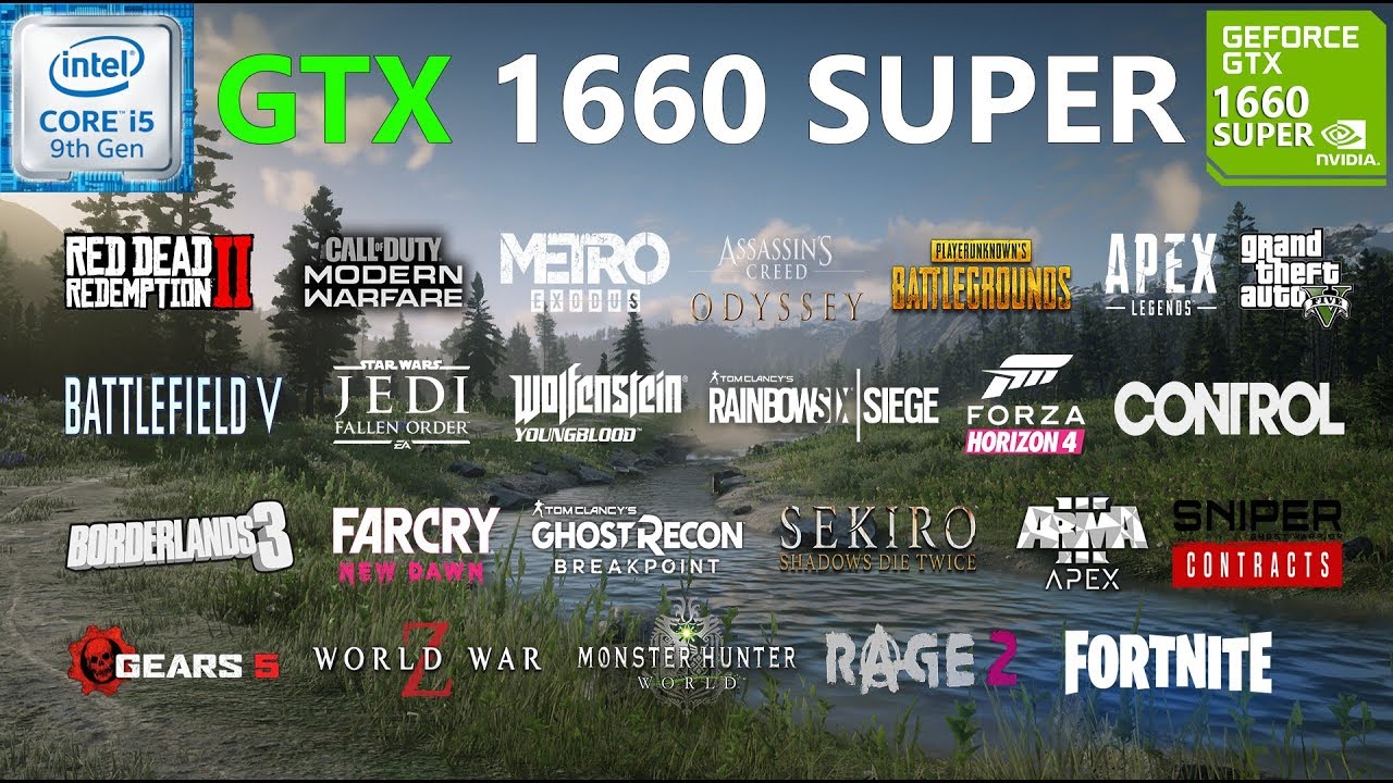 GTX 1660 SUPER Test in 25 Games