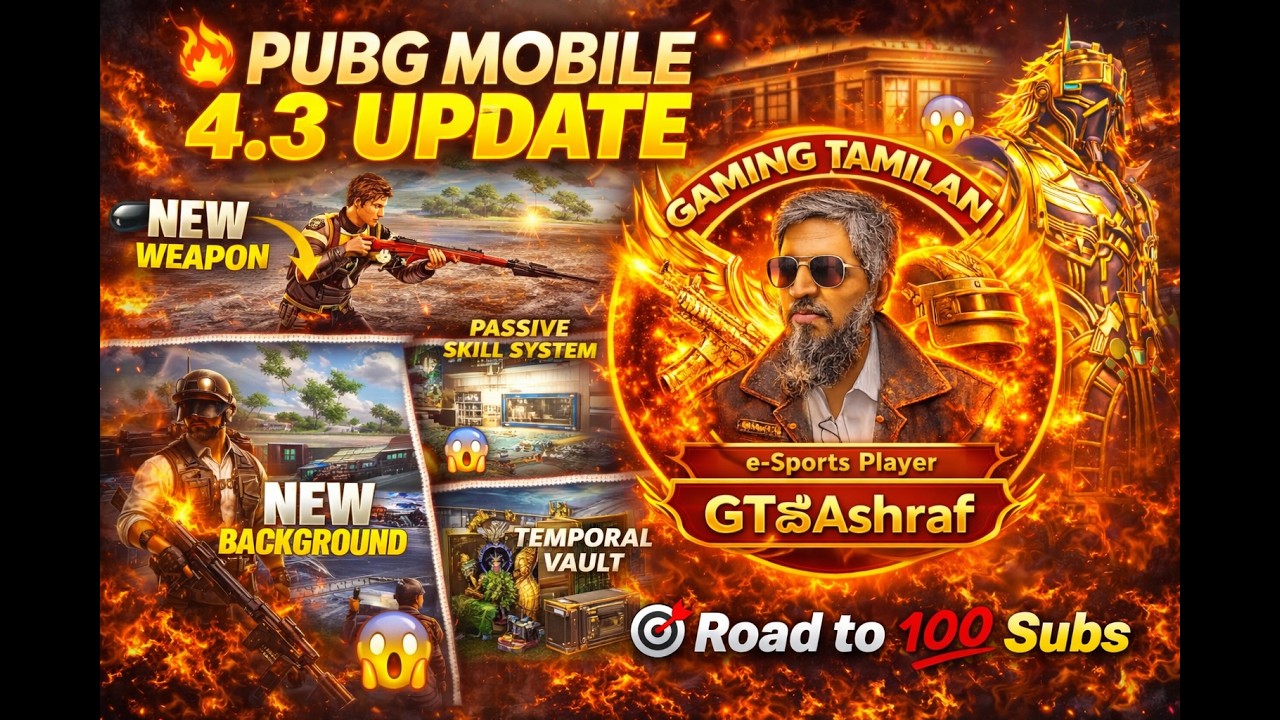 PUBG Mobile 4.3 Update Gameplay | Road to 100 Subs 🔥