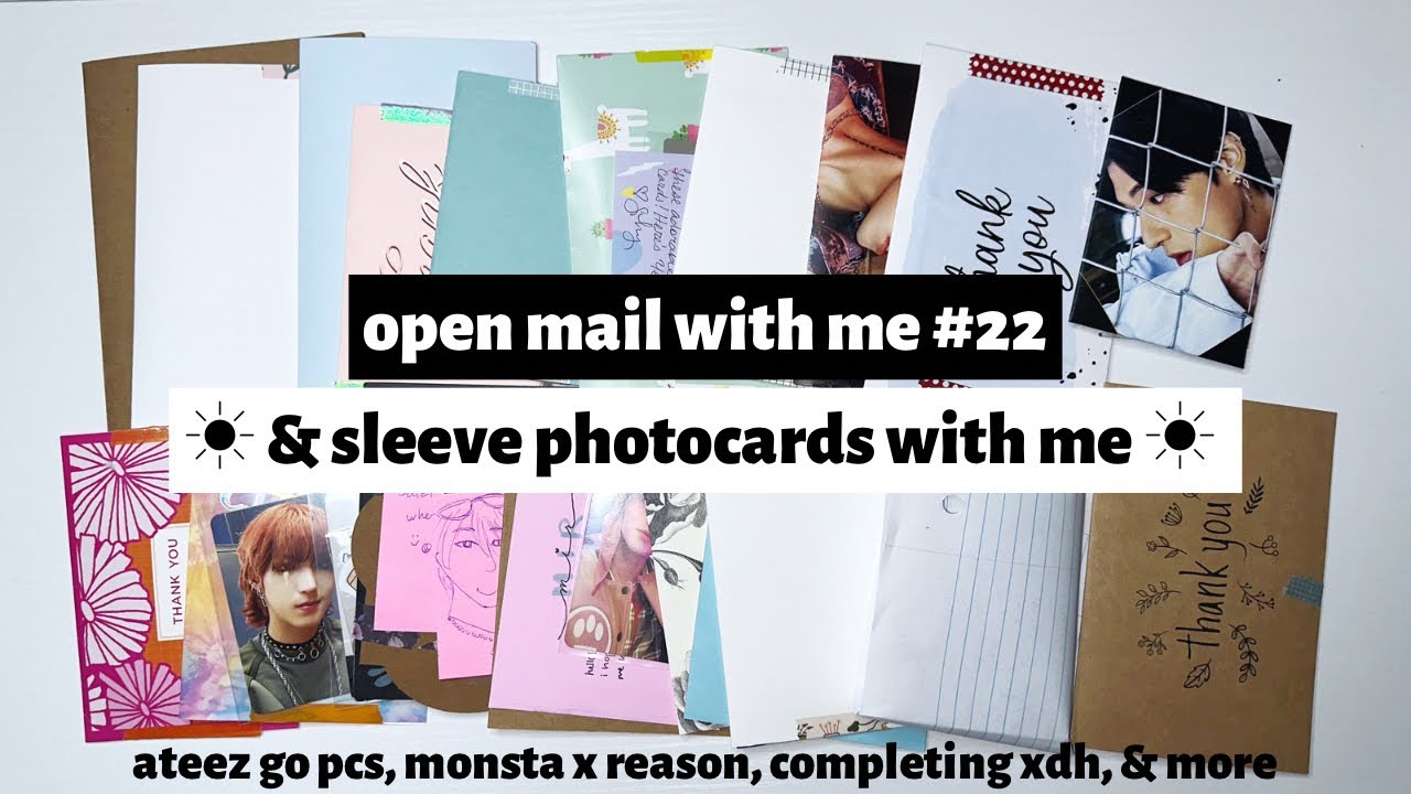 ☼ Открываем почту вместе со мной #22 ☀︎ и упаковываем фотокарточки в защитные чехлы ☼