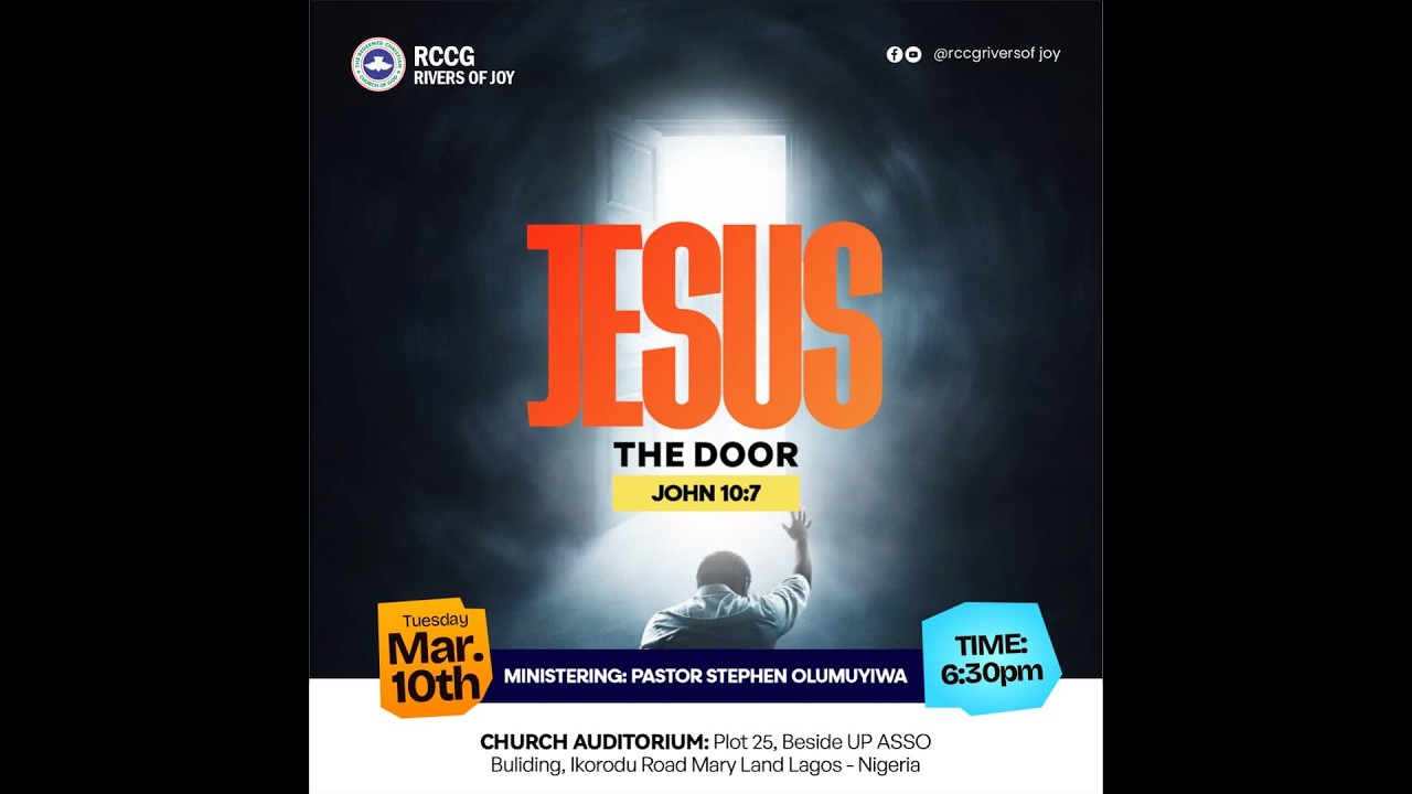 JESUS THE DOOR II PST. STEPHEN OLUMUYIWA II 10TH MARCH. 2026