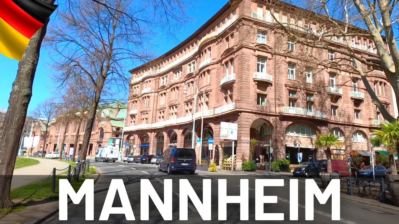 Mannheim City Driving Tour 🇩🇪Germany || 4K Video Tour of Mannheim