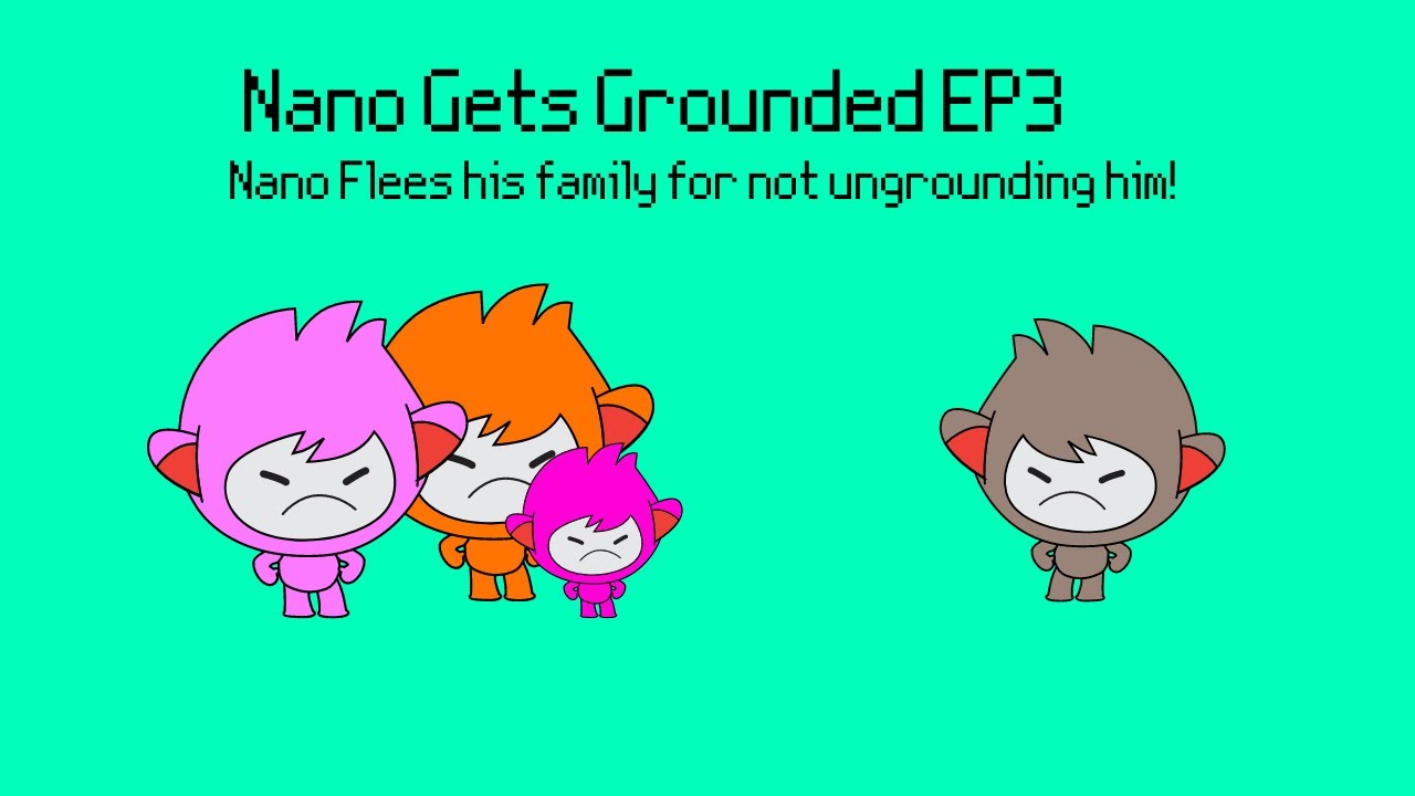 Nano Gets Grounded EP3: Nano flees his family for not ungrounding him! Part 1