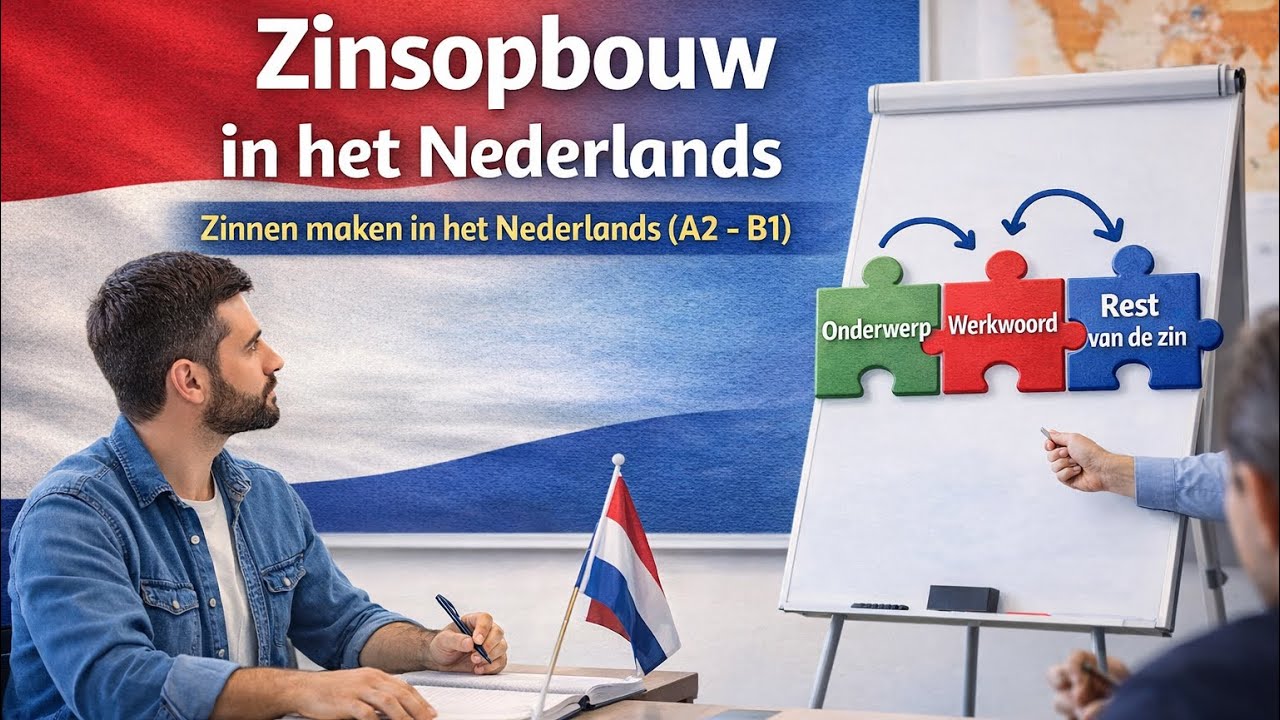 Hoe bouw je zinnen in Nederlands | Stap voor stap (A2-B1)